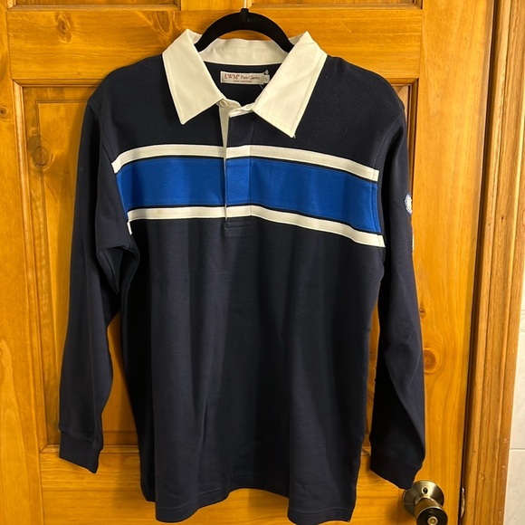 NWT Men’s long sleeve polo shirt w Scotland on the back.  Size S - Picture 1 of 7